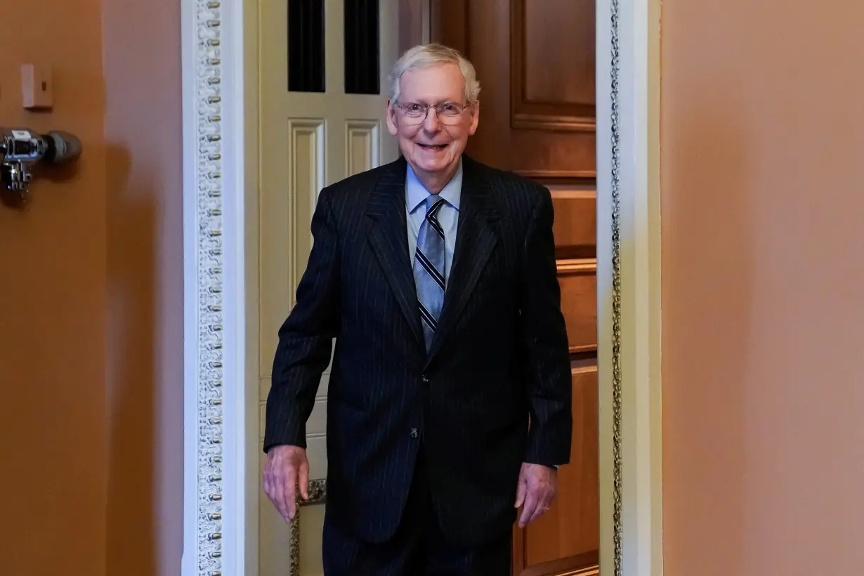 U.S. Senate Minority Leader Mitch McConnell (R-KY) announces he will step down from his leadership role in Washington