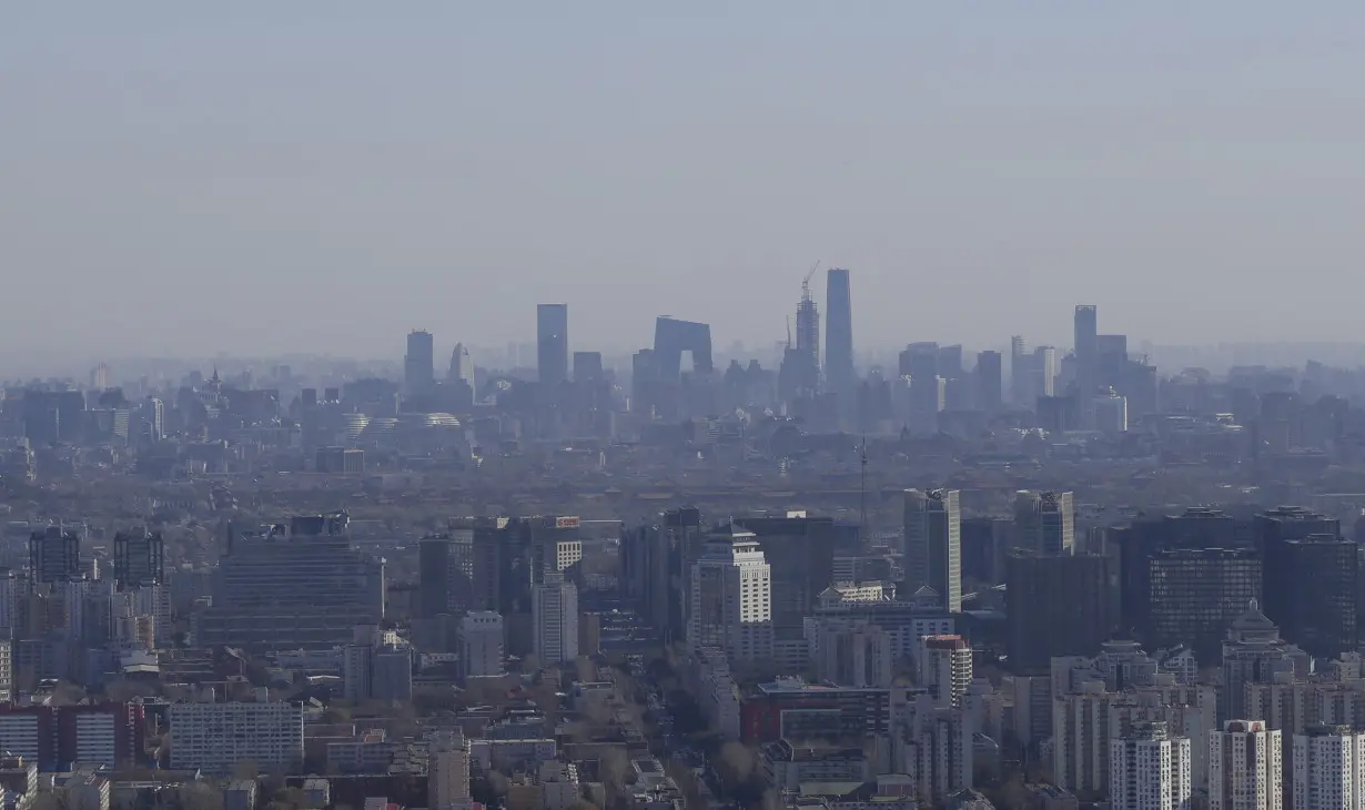 A general view of Beijing's skyline