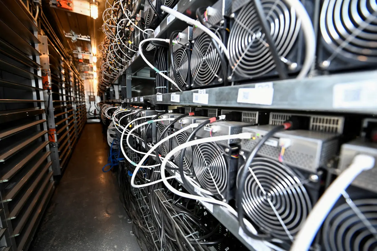 FILE PHOTO: A look at a U.S. crypto mine