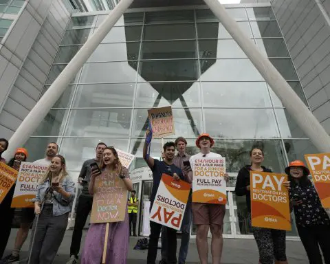 Thousands of doctors in England to strike again as health likely to become a key UK election issue