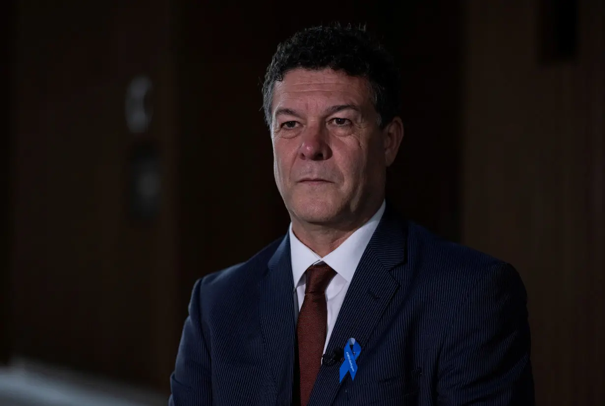 Turkey representative for the United Nations High Commissioner for Refugees (UNHCR) listens a question during an interview with Reuters in Istanbul