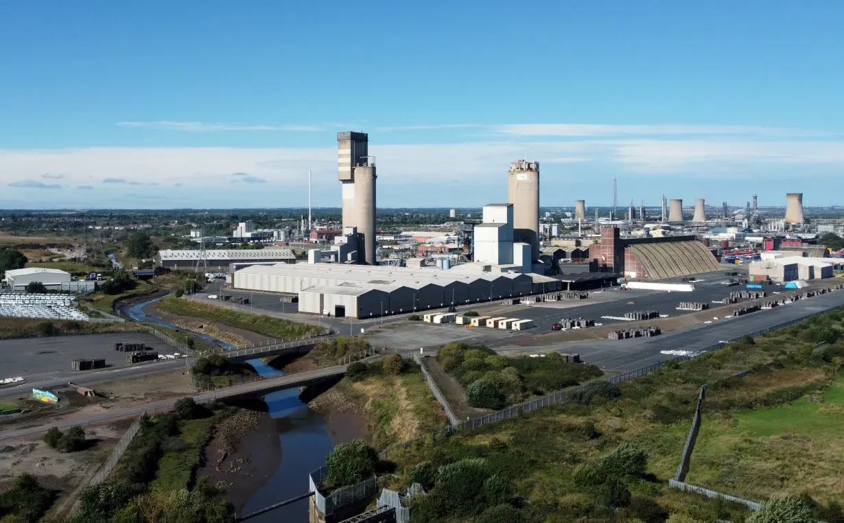 A general view of the CF industries plant in Billingham