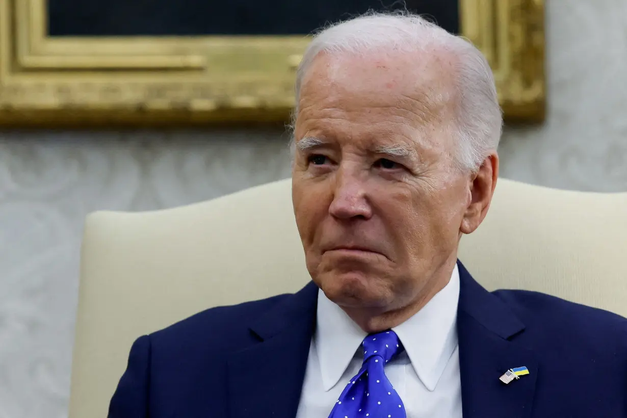 U.S. President Joe Biden and German Chancellor Olaf Scholz meet in Washington