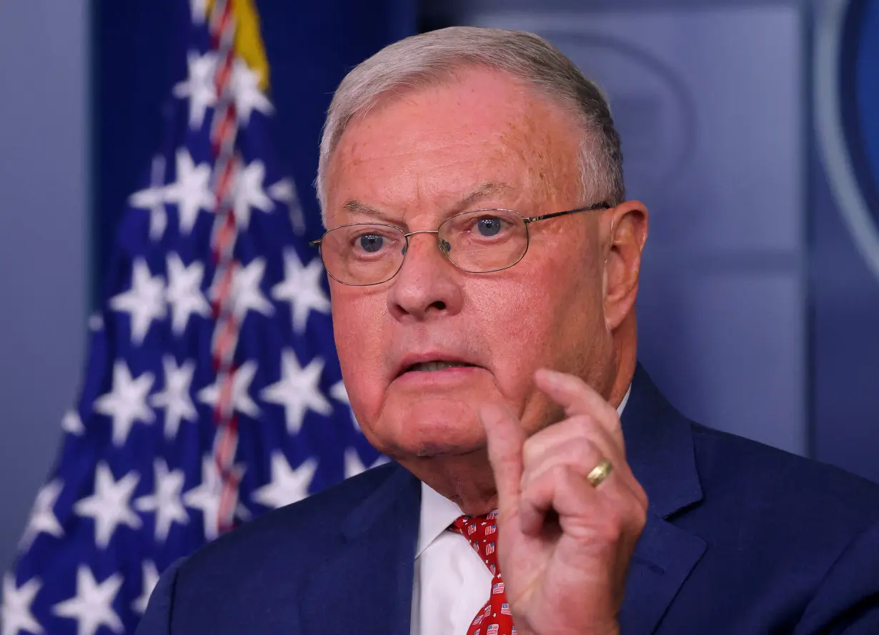 FILE PHOTO: Pence national security adviser Keith Kellogg speaks during press briefing at the White House in Washington