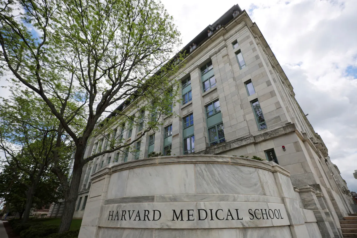 FILE PHOTO: The Harvard Medical School sits in the Longwood Medical Area in Boston