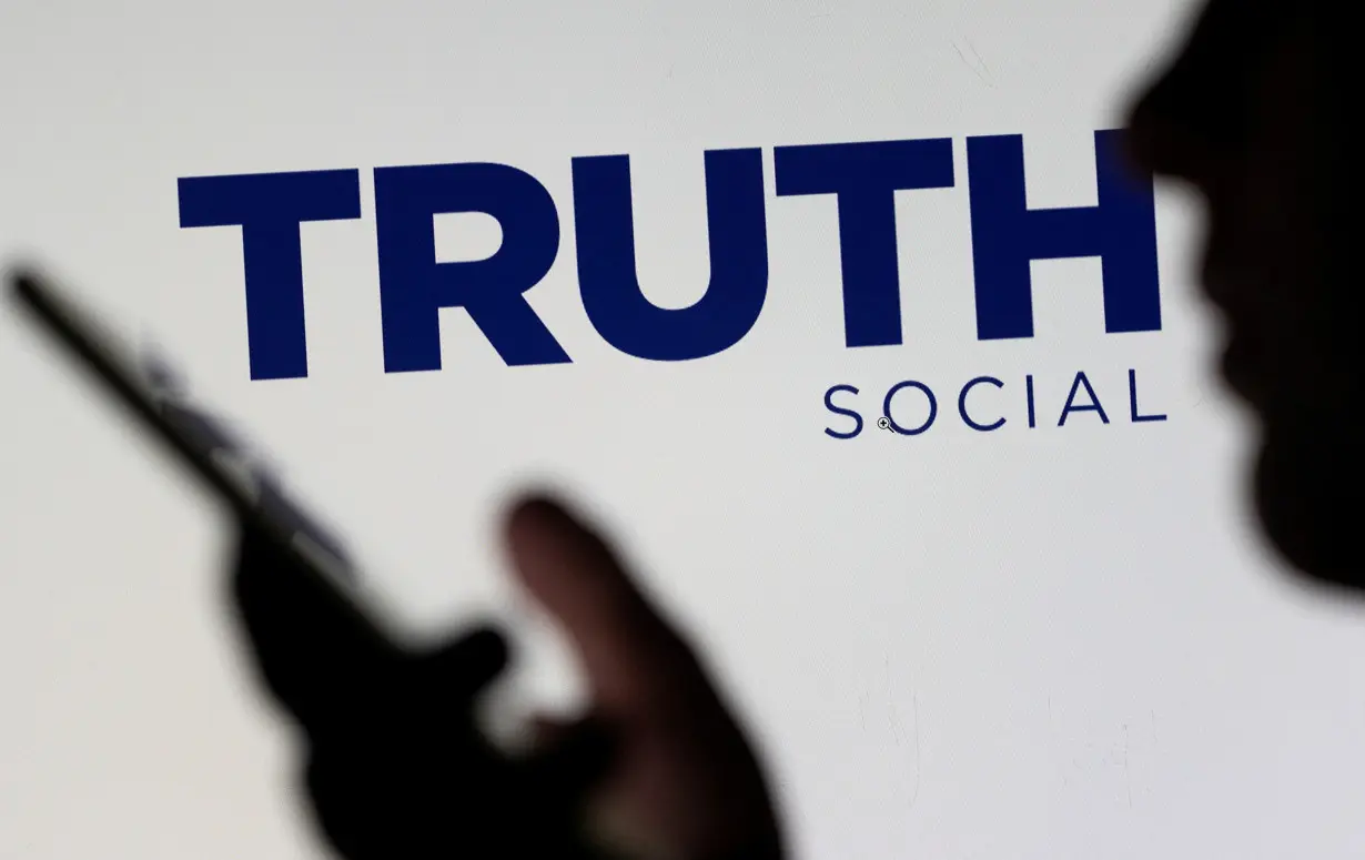 FILE PHOTO: Illustration shows Truth social network logo