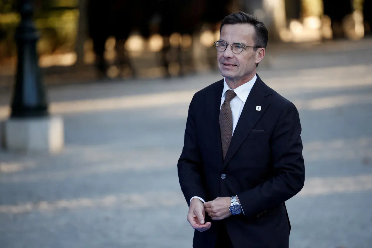 FILE PHOTO: Swedish Prime Minister Ulf Kristersson