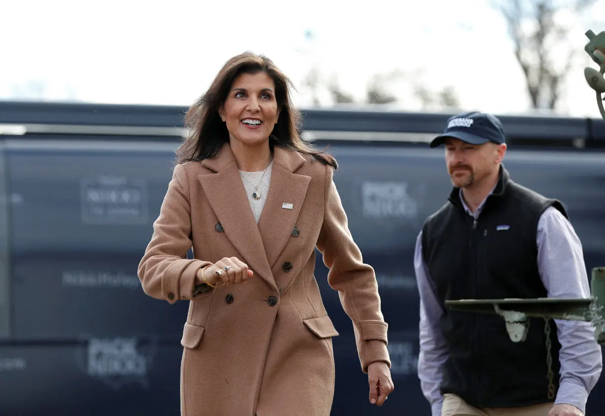 Republican presidential candidate Haley makes a campaign visit in Sumter