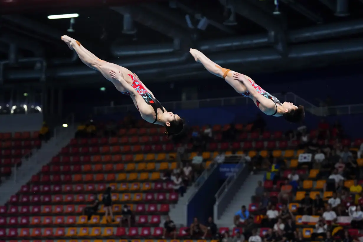 APTOPIX Qatar Swimming Worlds