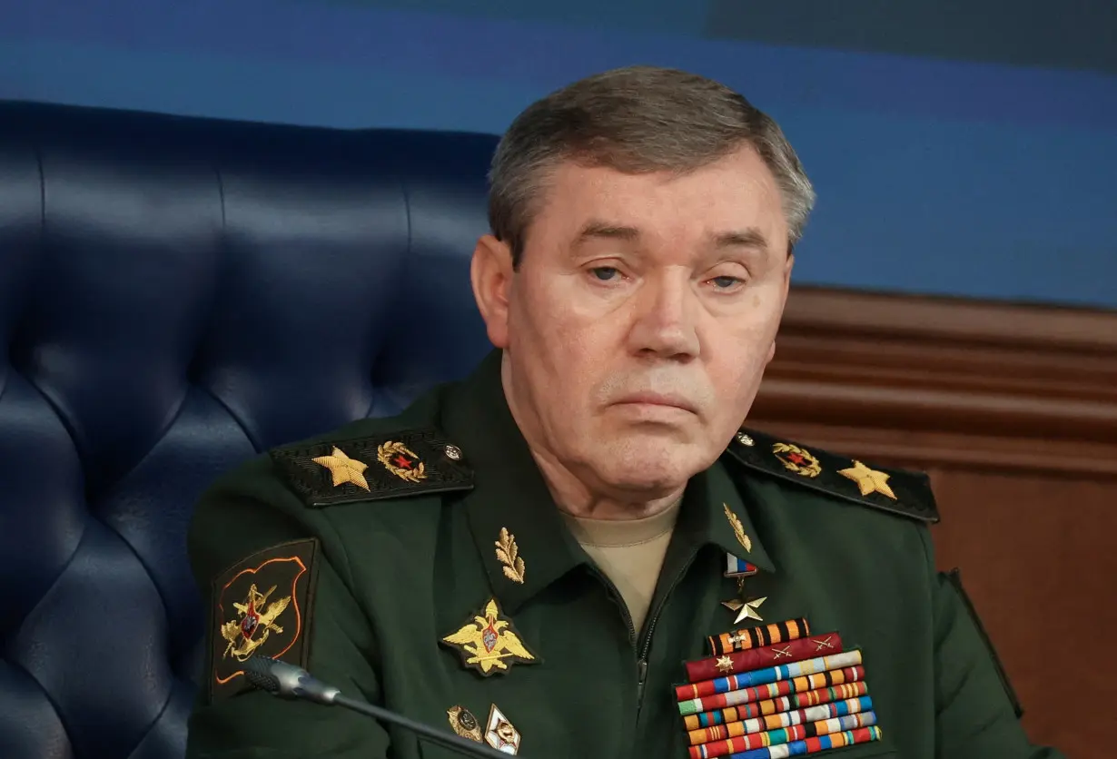 Chief of the General Staff of Russian Armed Forces Valery Gerasimov attends an expanded meeting of the Defence Ministry Board in Moscow