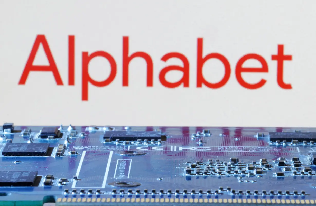 FILE PHOTO: Illustration shows Alphabet logo