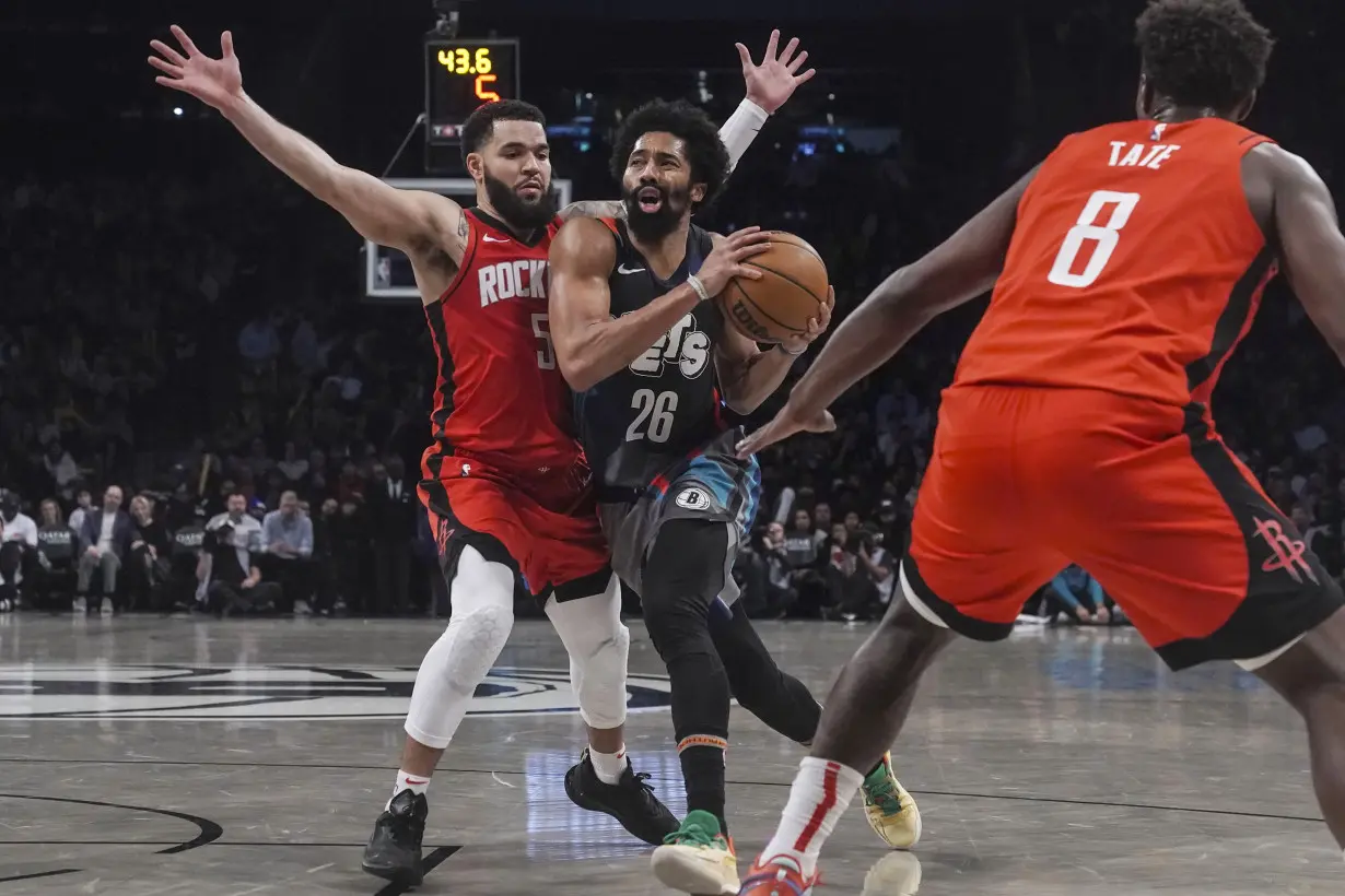 Rockets Nets Basketball