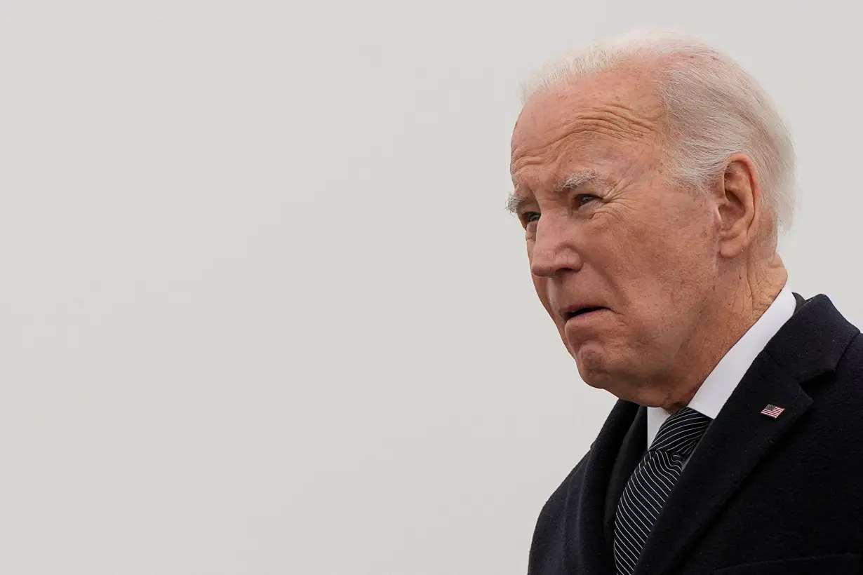 U.S. President Joe Biden and U.S. first lady Jill Biden arrive in Dover