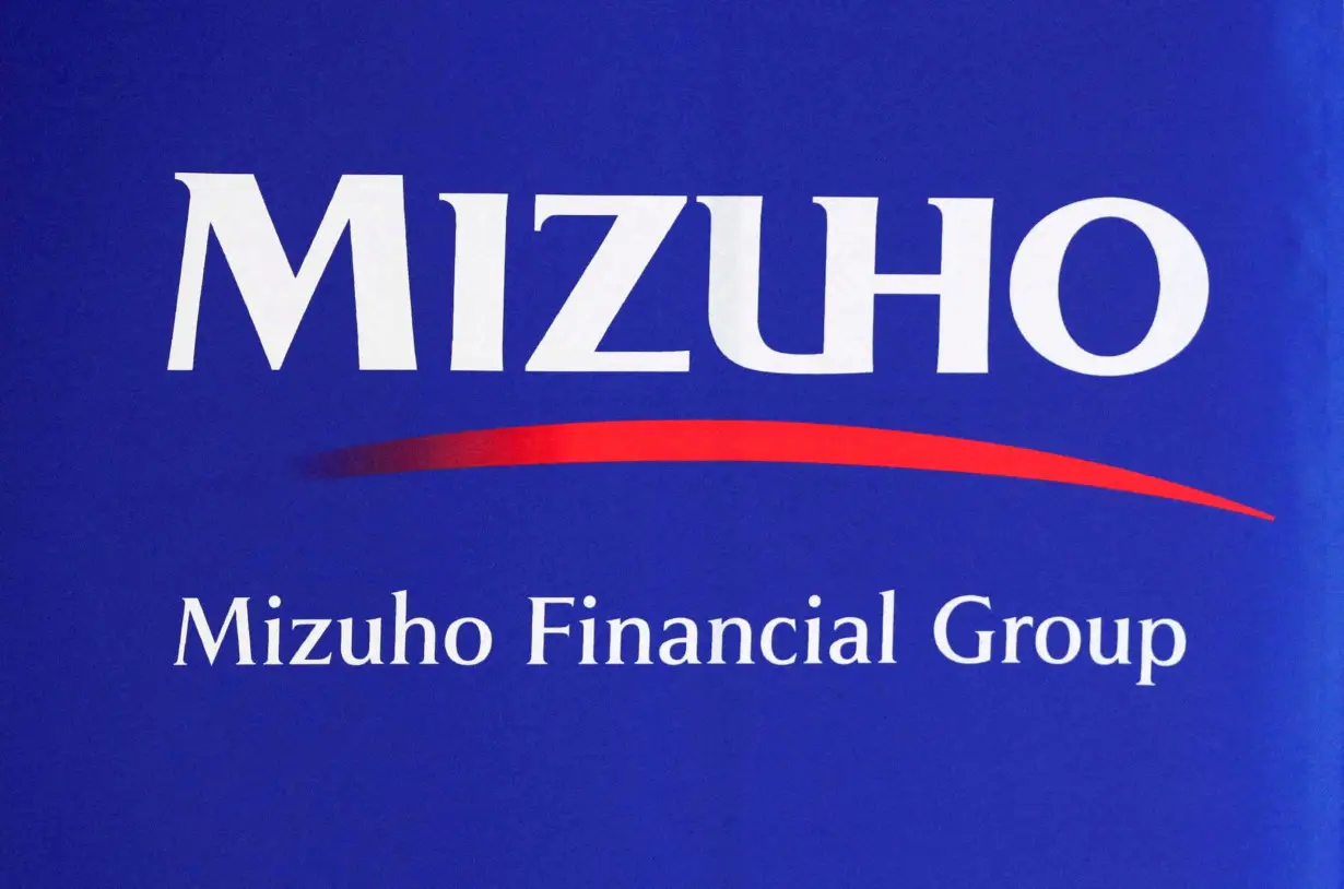 FILE PHOTO: Mizuho Financial Group logo is seen at the company's headquarters in Tokyo