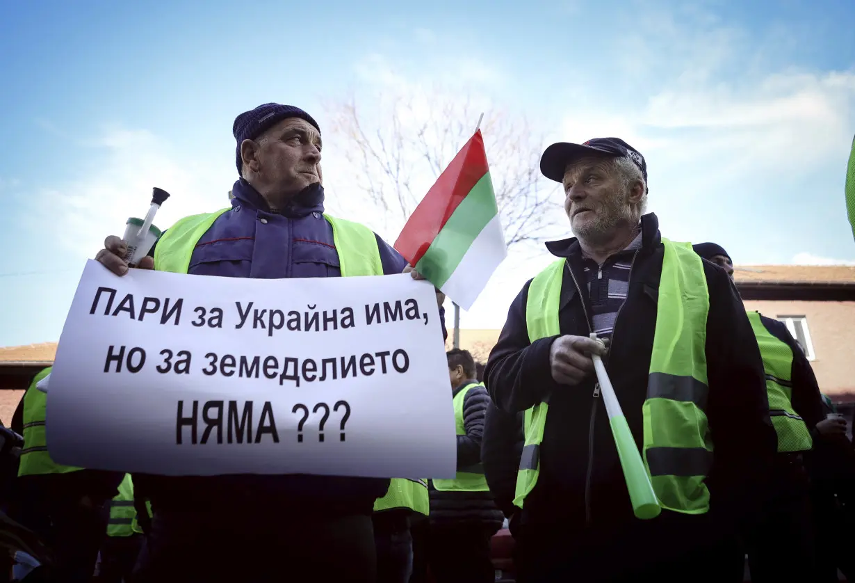 Bulgaria Farmers'Protest