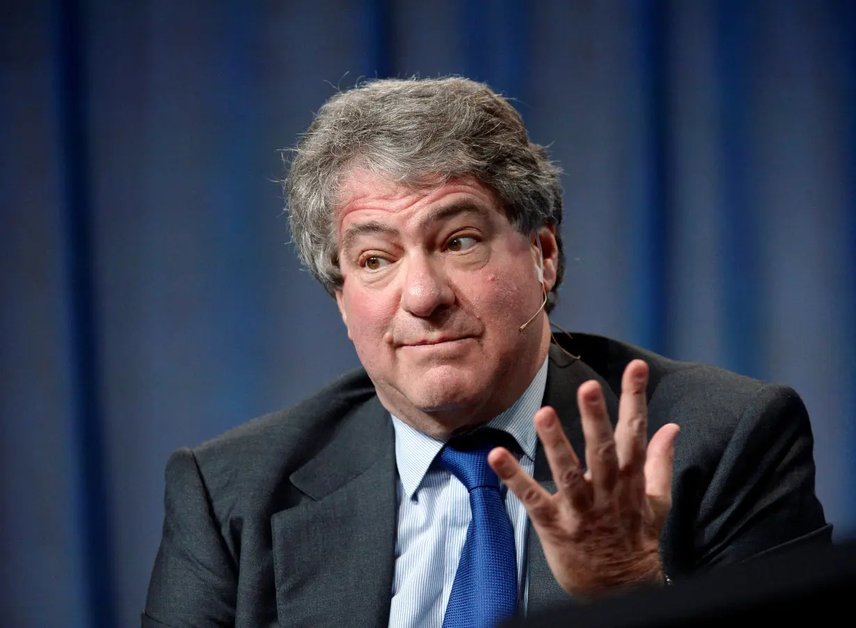 FILE PHOTO: Leon Black is shown at a conference in 2014