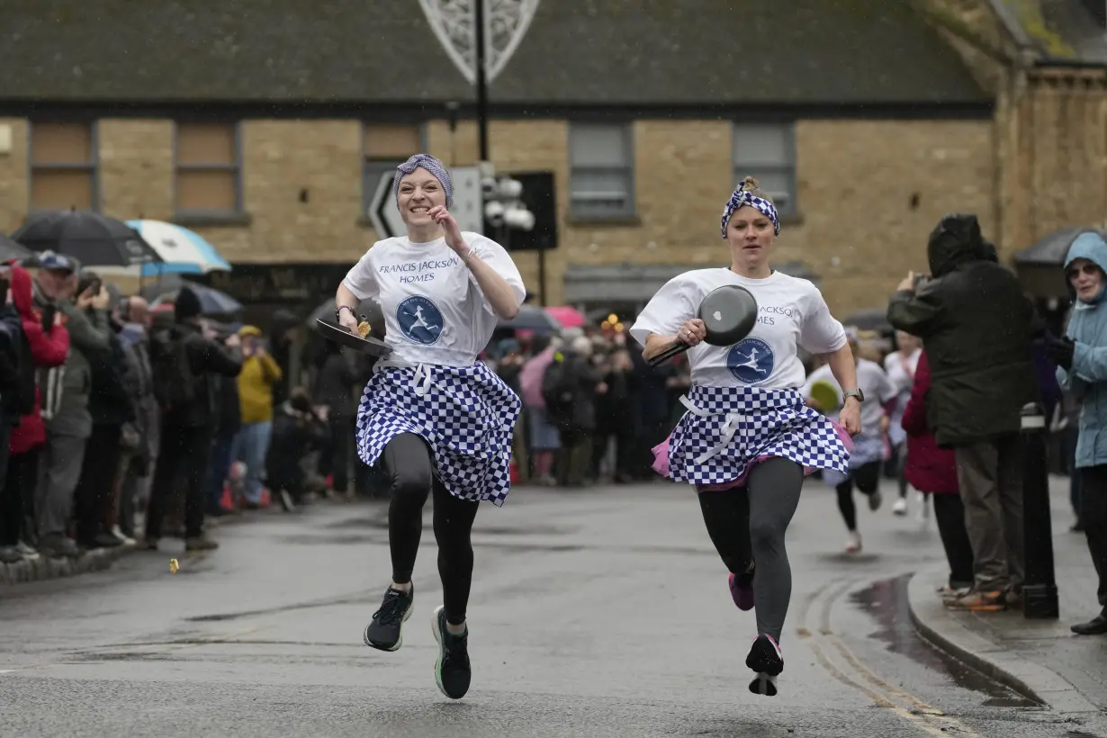 Britain Pancake Race