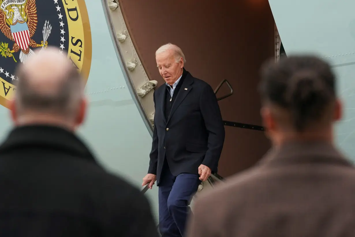 U.S. President Biden visits autoworkers in the Detroit metro area