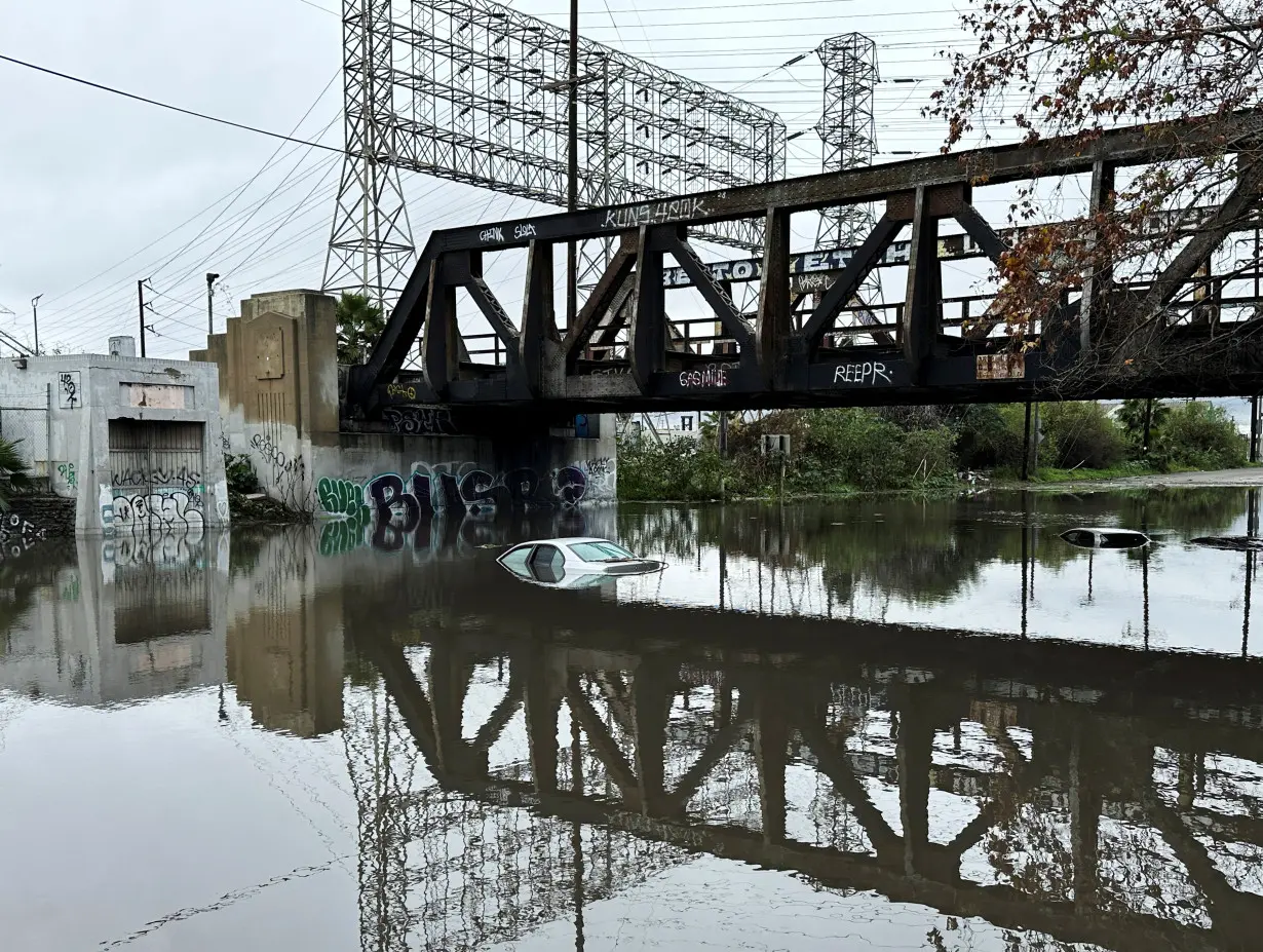 First in pair of Pacific storms floods parts of Southern California