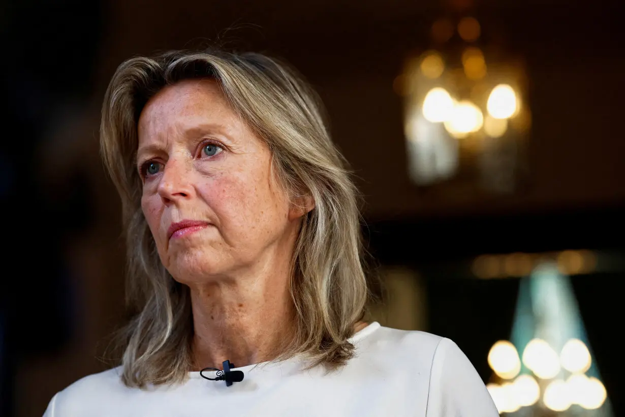 FILE PHOTO: Dutch Defence Minister Kajsa Ollongren reacts during an interview with Reuters