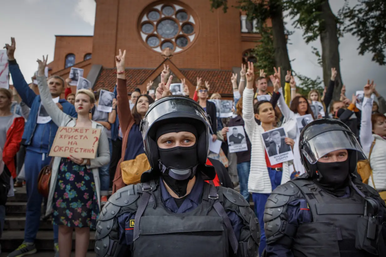 Belarus cracks down on clergy who supported protests of its authoritarian leader