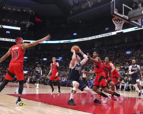 Doncic gets 11th triple-double of season on 25th birthday as Mavericks beat Raptors 136-125