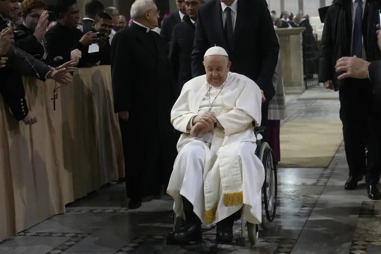 Italy Pope Ash Wednesday