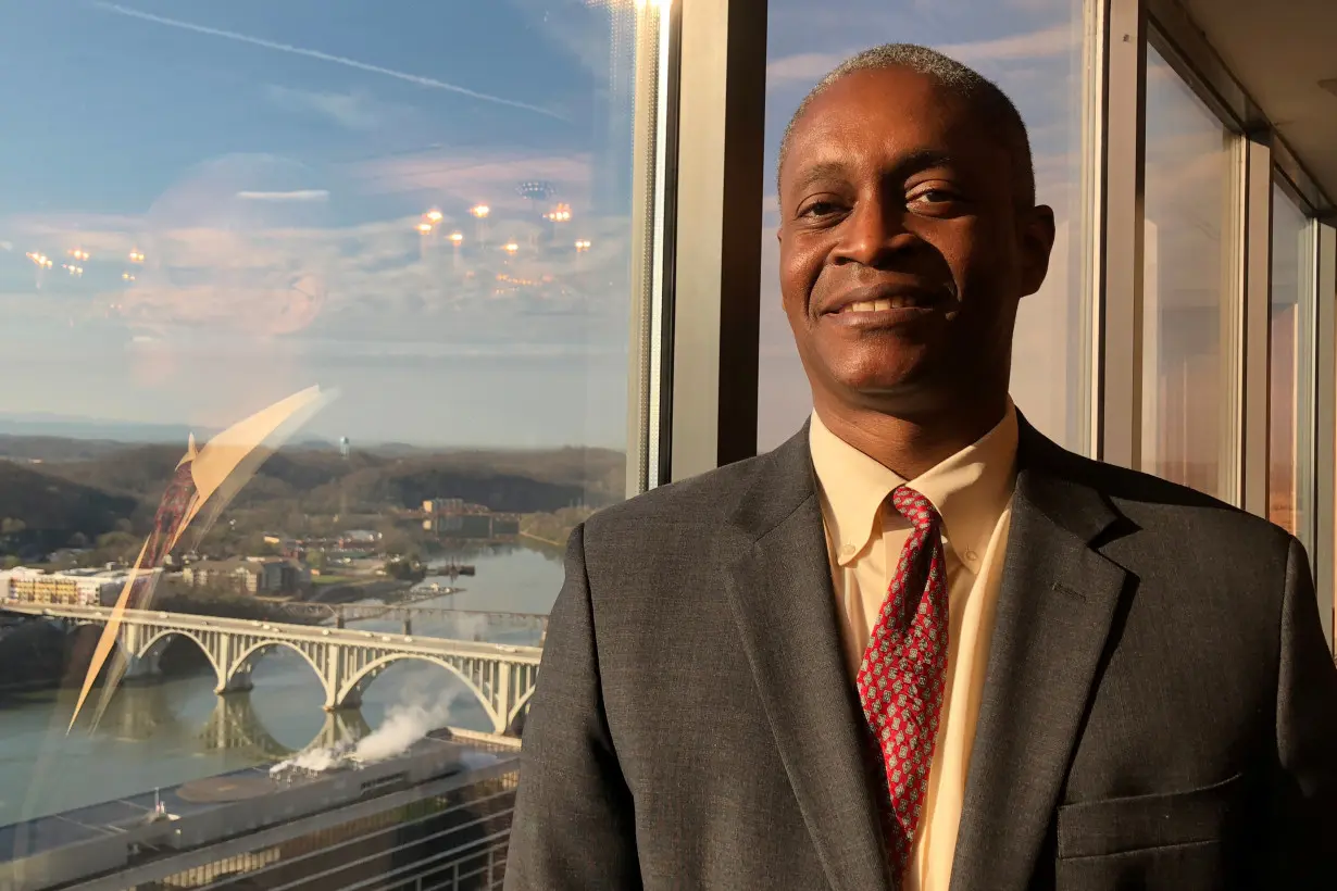 Raphael Bostic President of the Federal Reserve Bank of Atlanta poses for a photo in Knoxville