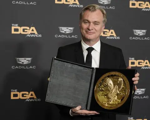 Christopher Nolan, Celine Song, AP’s Mstyslav Chernov win at Directors Guild Awards