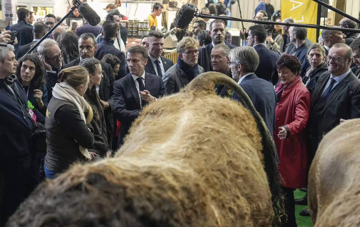 Macron booed by French farmers who blame him for not doing enough to support agriculture