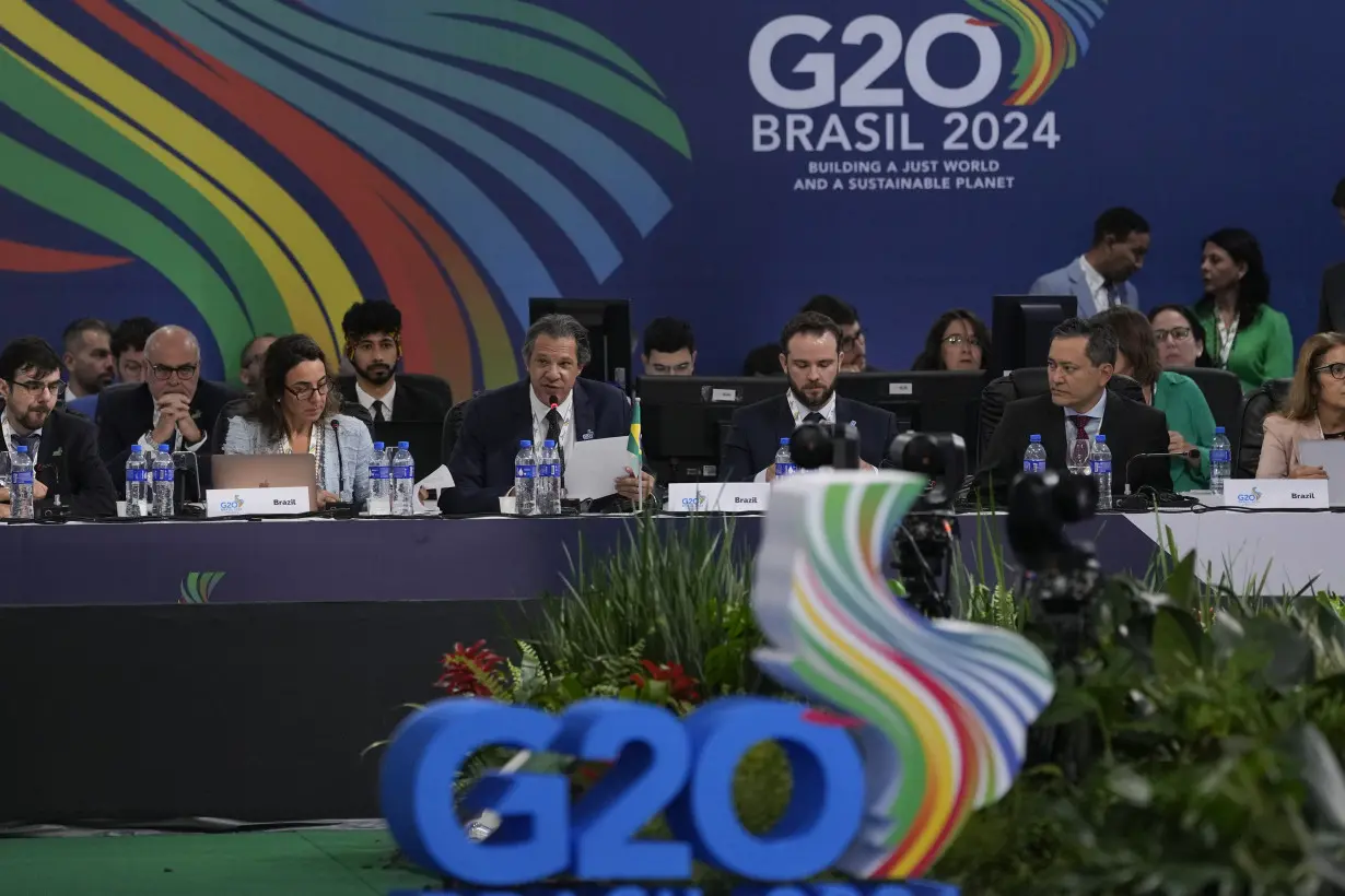 Brazil’s finance minister proposes global tax on the super-rich at G20 meeting in Sao Paulo