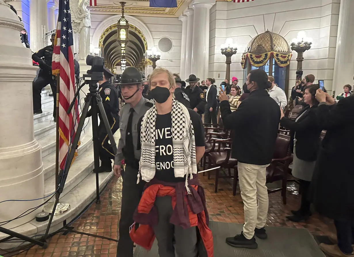 Pennsylvania Capitol-Israel Protests