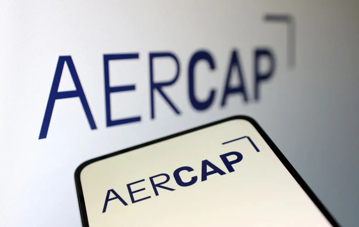 Illustration shows AerCap logo