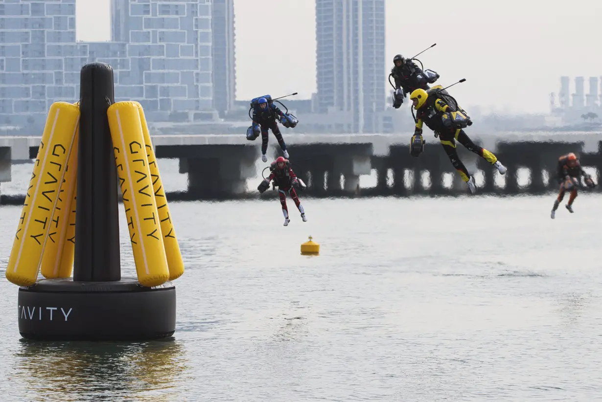 Dubai's sky-high aspirations find a new outlet as it hosts a jet suit race for 'Iron Man' pilots