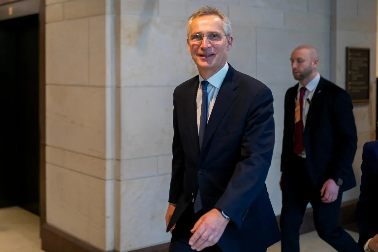 NATO Secretary General Stoltenberg visits the Capitol Hill in Washington