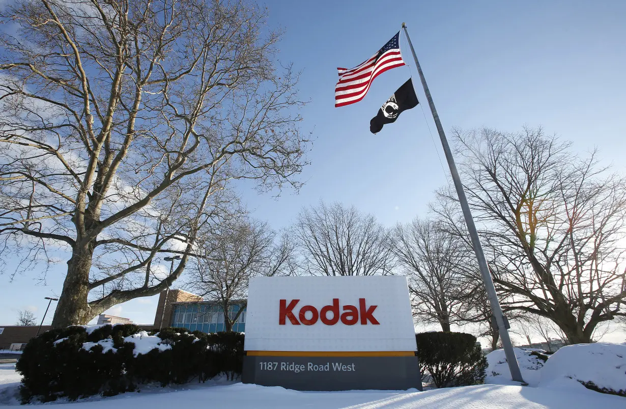 A view of part of the Kodak factory in Rochester, New York