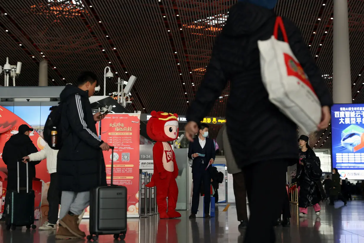 Spring Festival travel rush at Beijing Capital International Airport