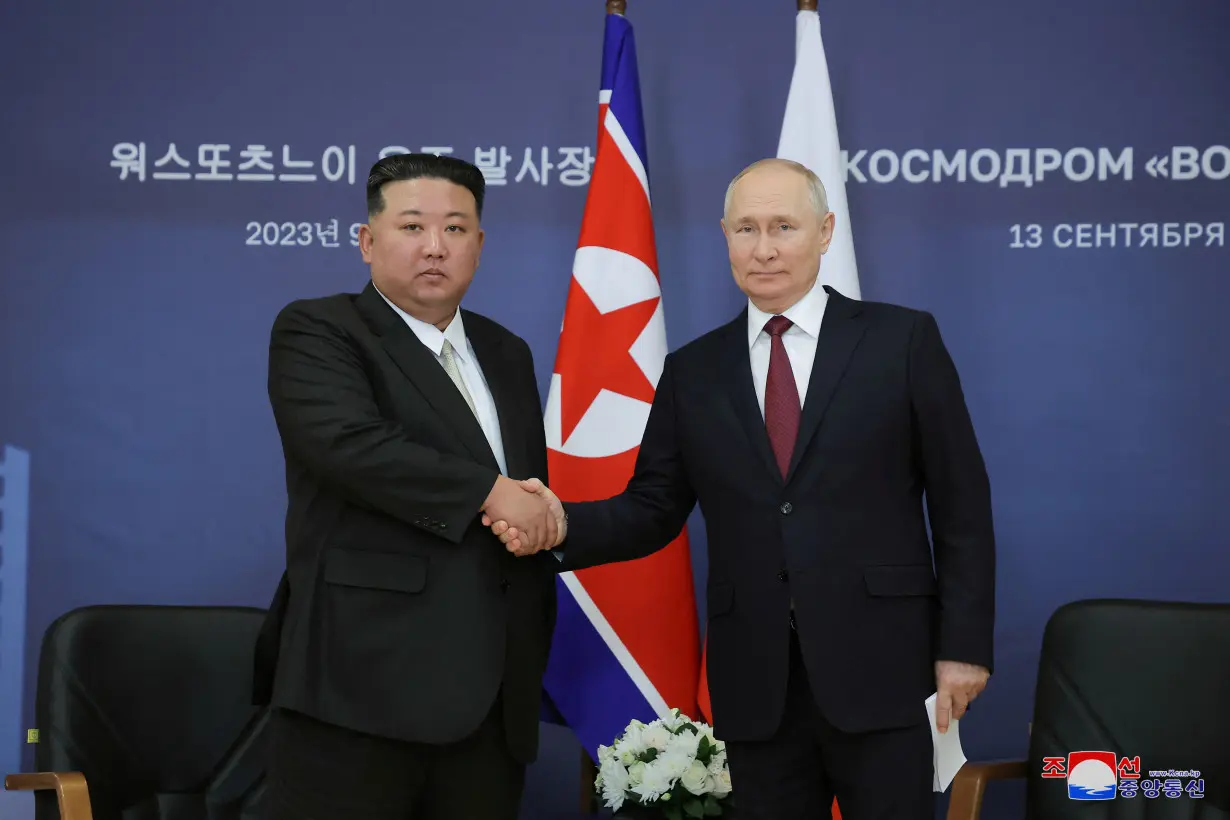 Russia's President Putin and North Korea's leader Kim meet in Amur region