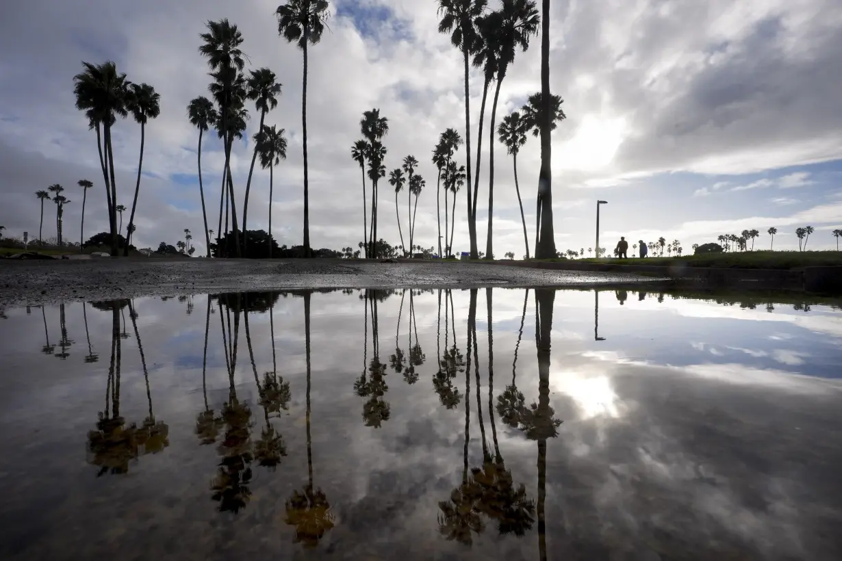 APTOPIX California Storms