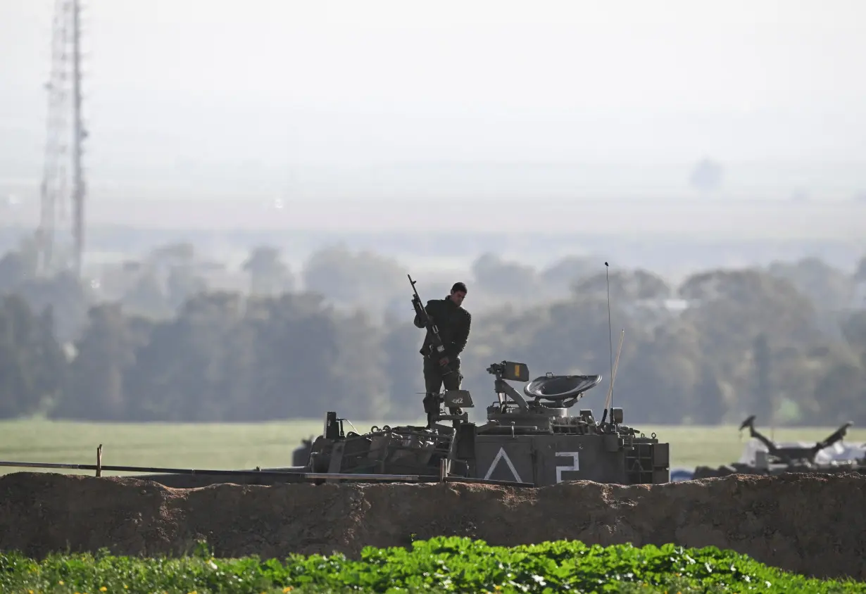 Smoke rises in central Gaza