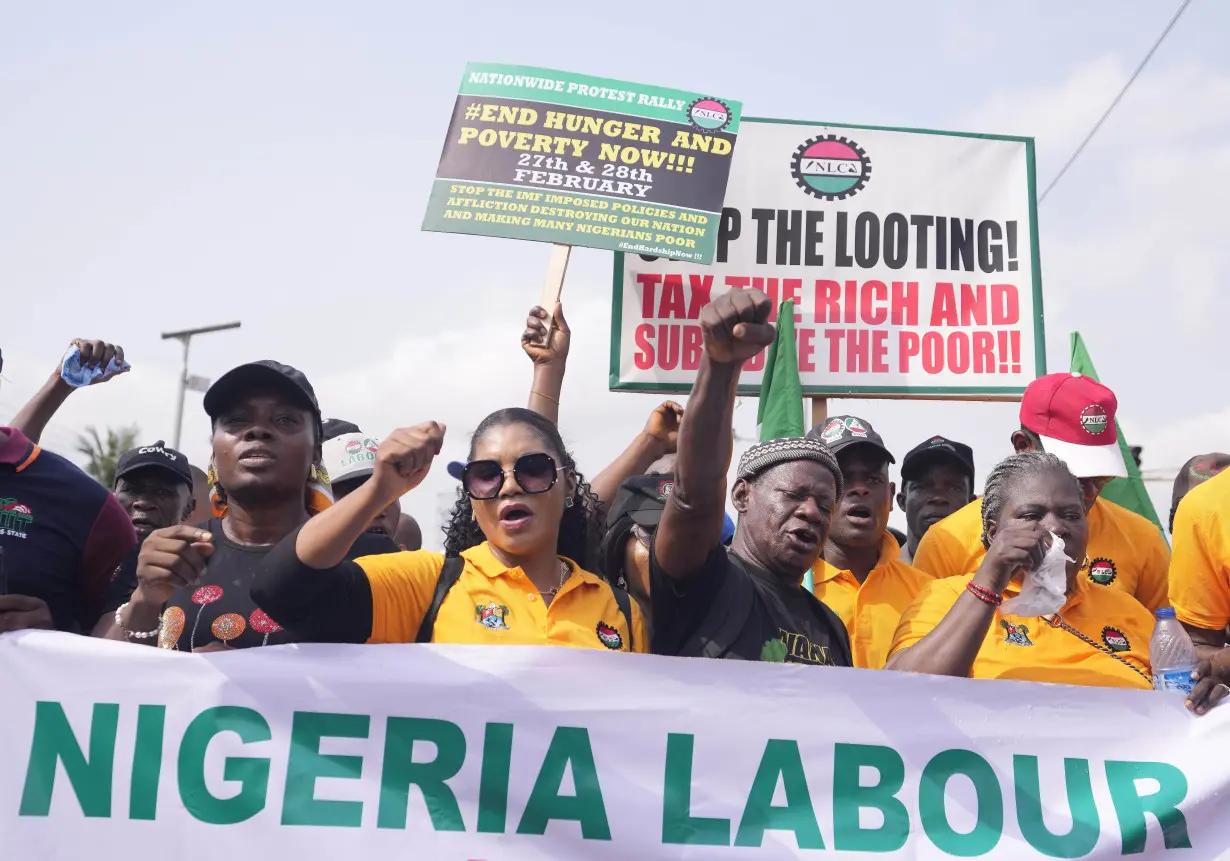 Nigeria Labor Protest