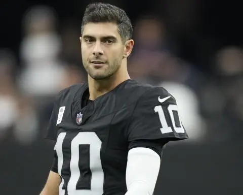 NFL suspends Raiders backup QB Jimmy Garoppolo for violating PEDs policy