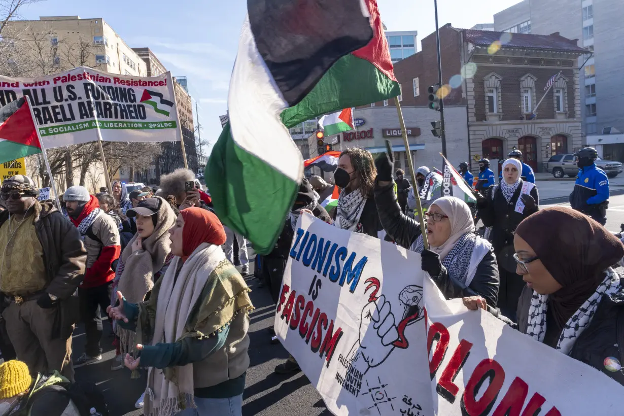 US Israel Palestinians Protests