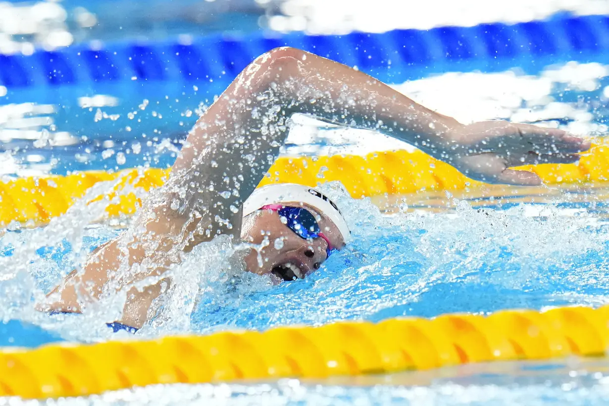 Siobhán Haughey of Hong Kong captures her first long-course world title in Doha