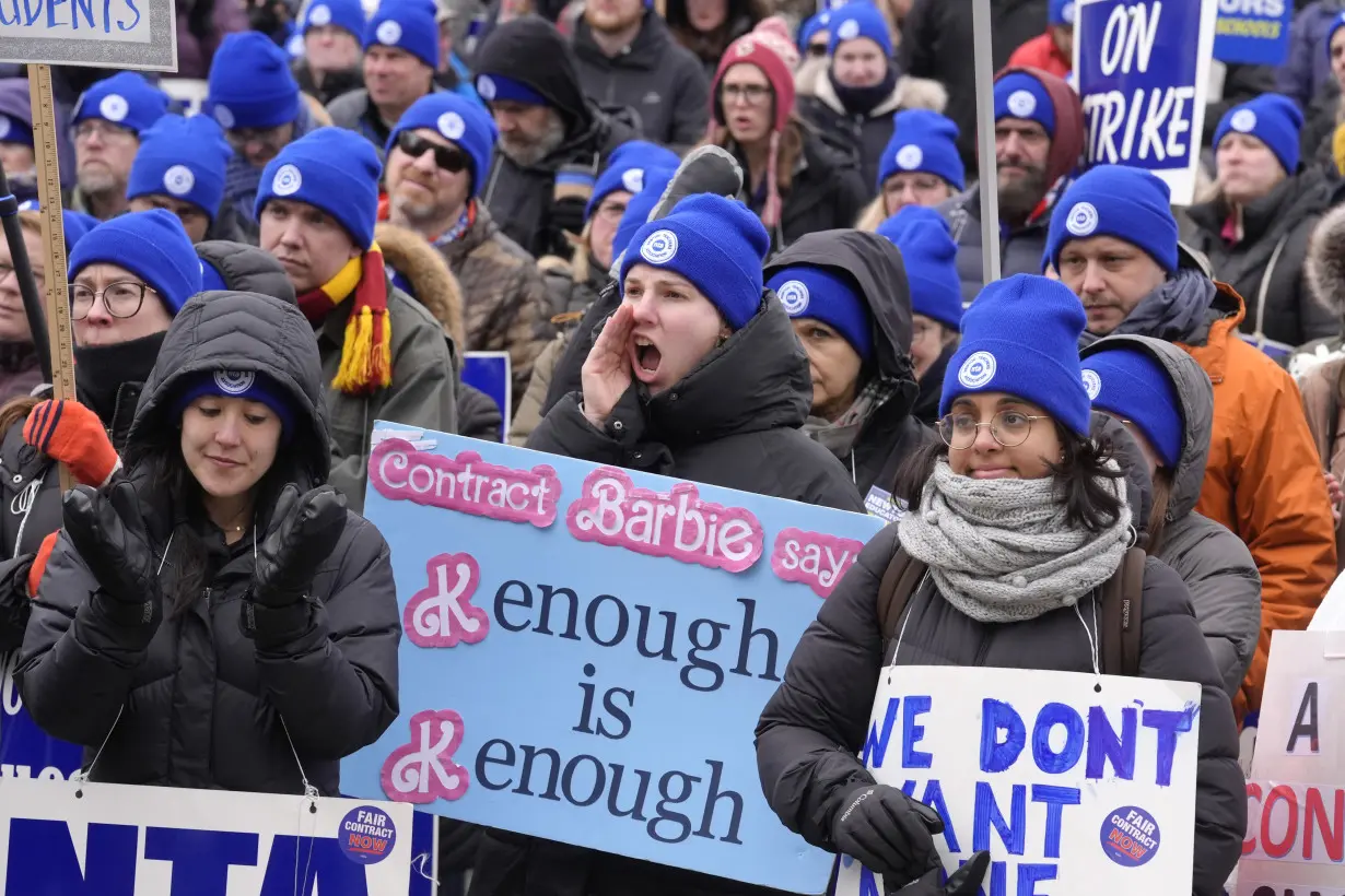 Striking Workers Rise