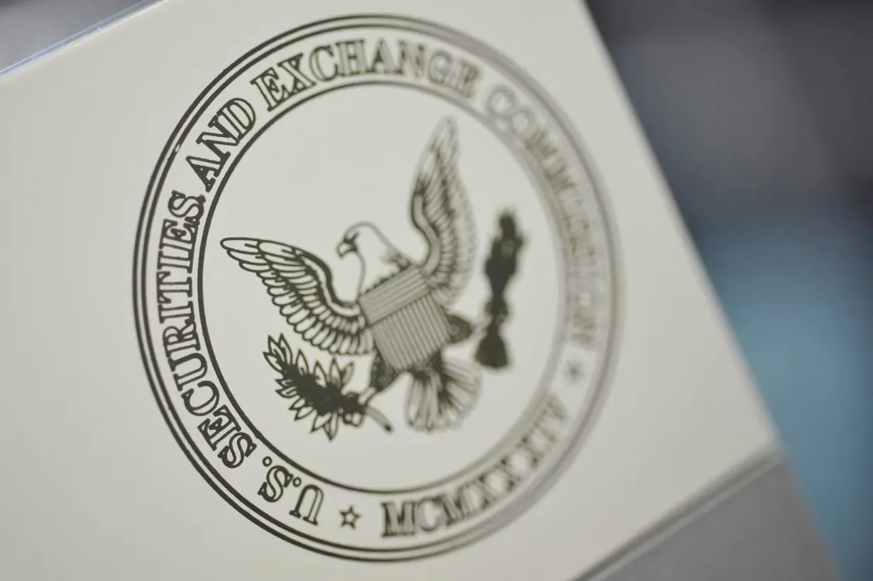 FILE PHOTO: The U.S. Securities and Exchange Commission logo is pictured in Washington