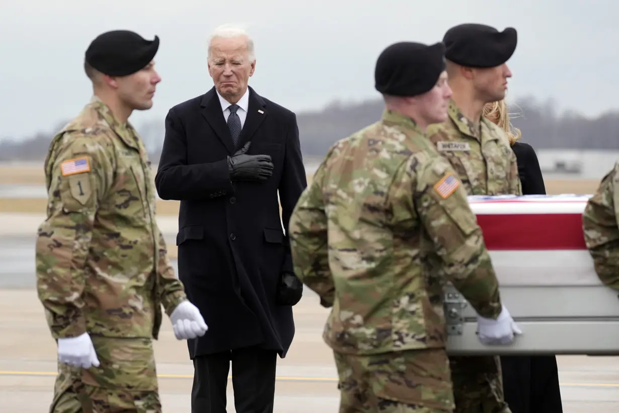 Biden Jordan Drone Service Members