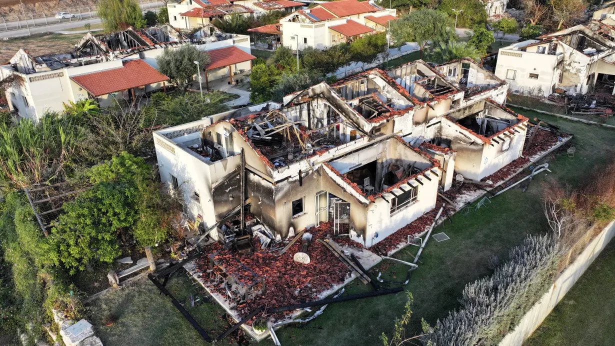 FILE PHOTO: Aftermath of the deadly October 7 attack in Kibbutz Beeri