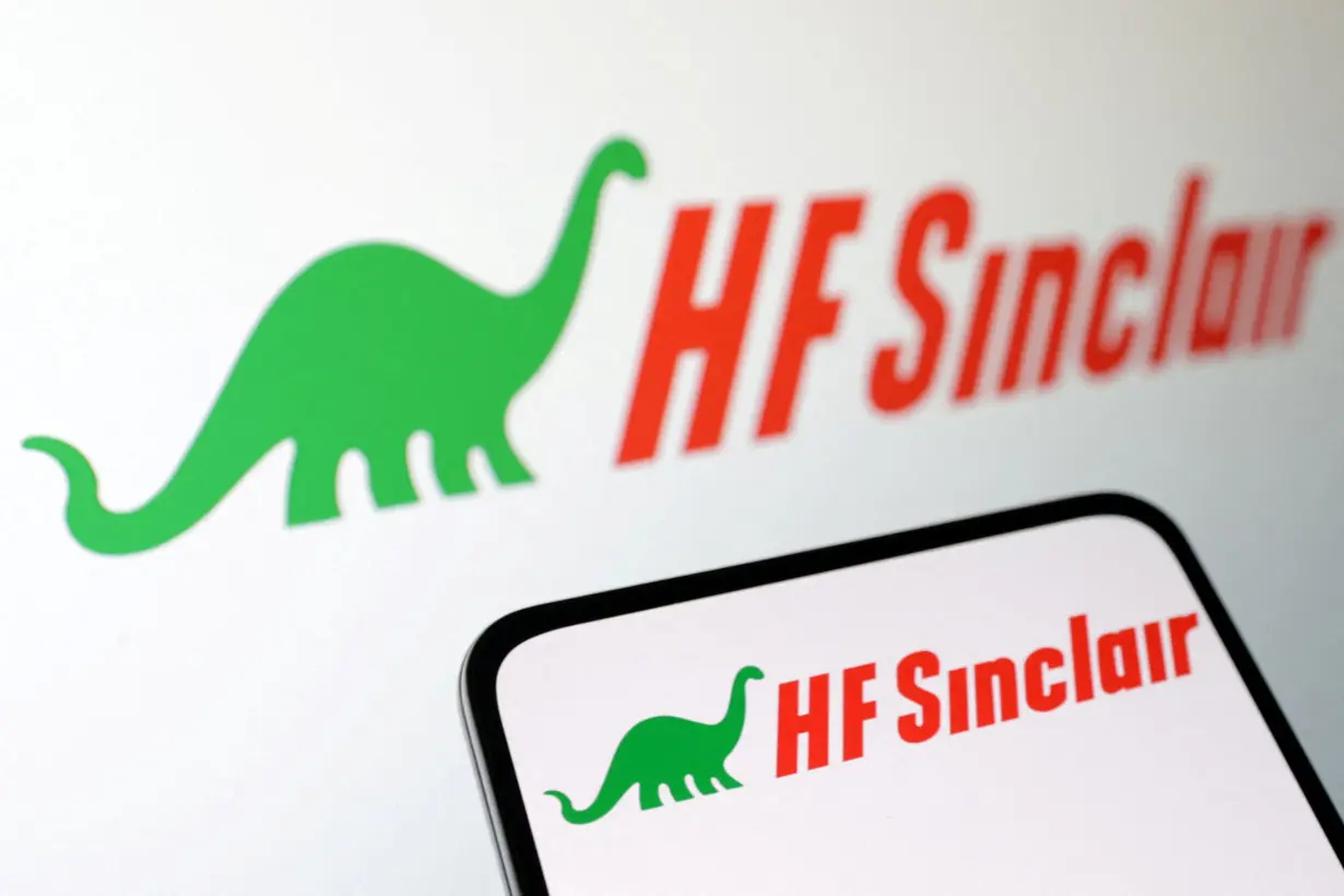 Illustration shows HF Sinclair Corp logo