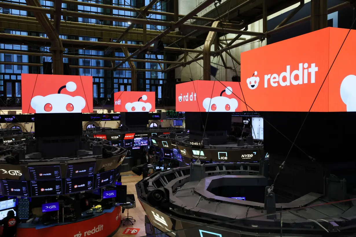 Reddit IPO at the NYSE in New York